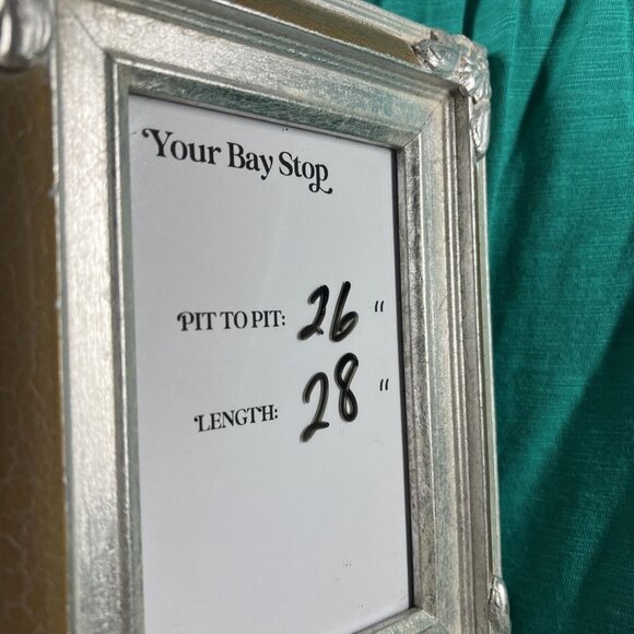 Chico's Women's Top 2X Ultimate Tee Roll Tab Short Sleeve Slubbed Cotton Blend - Picture 8 of 9